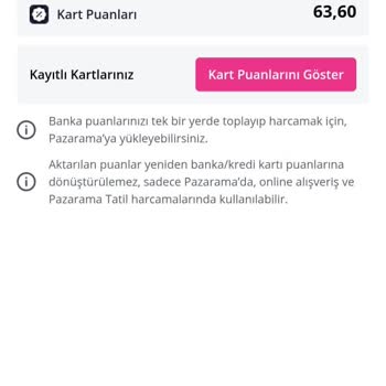 Pazarama’da Süre Dolmadan Silinen 200 TL Puanımın Geri Yüklenmesi Talebi