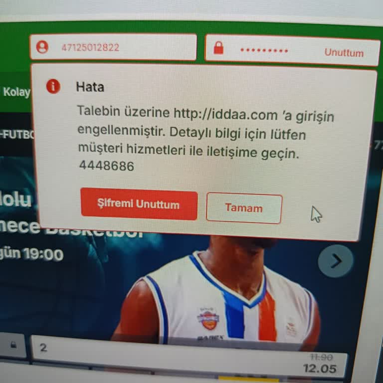 Yanlışlıkla İptal Edilen İddaa Hesabımın Yeniden Açılmasını Talep Ediyorum