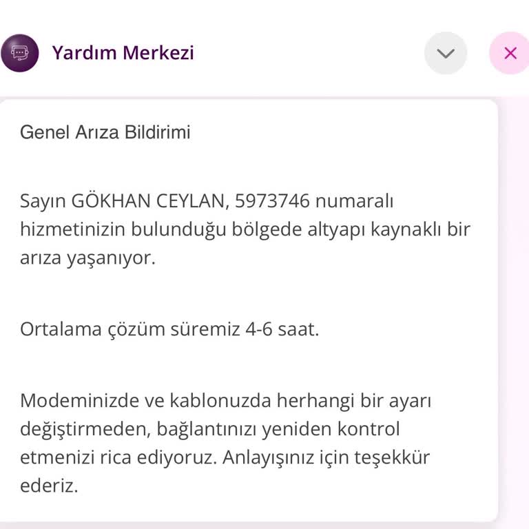 TurkNet Ev İnternetinde 24 Saatlik Kesinti Ve Destek Sorunu