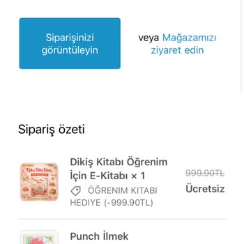 Sipariş Gönderilmedi, Acil Gönderim Ve İade Talebi
