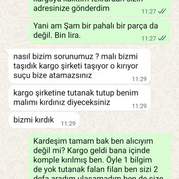 Kırık Ürün İçin Sorumluluk Talebi Ve Ücret İadesi İsteği