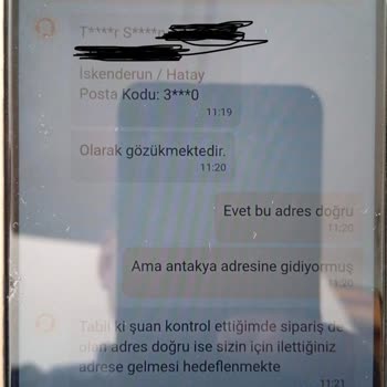 Trendyol Kuryesinin Yanlış Adrese Teslimatı Reddetmesi İskenderun’da