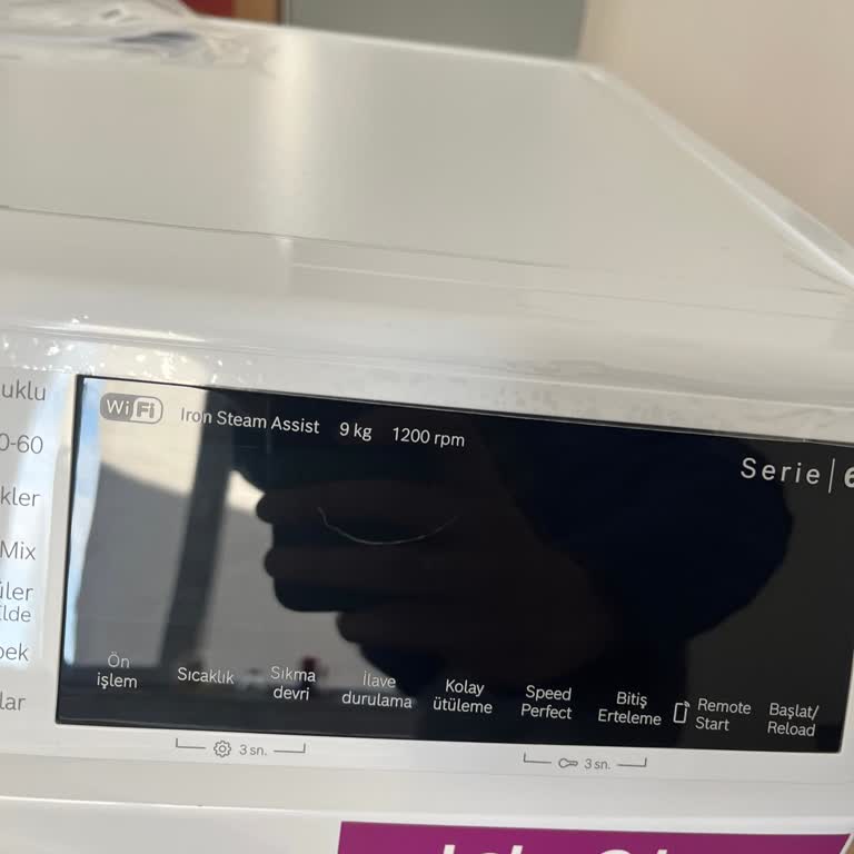Bosch Çamaşır Makinesinde Çizik Sorunu Ve Geri Dönüş Eksikliği