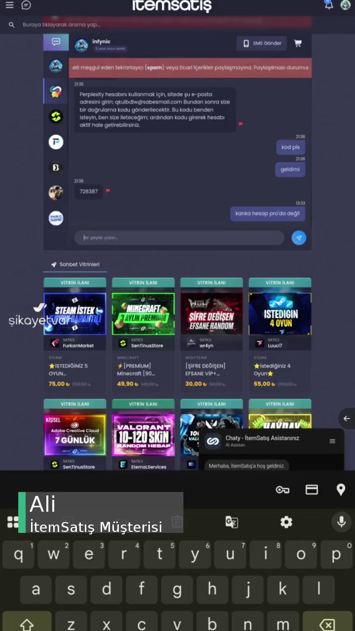 İtemsatis Yardım Et! videonun kapak resmi