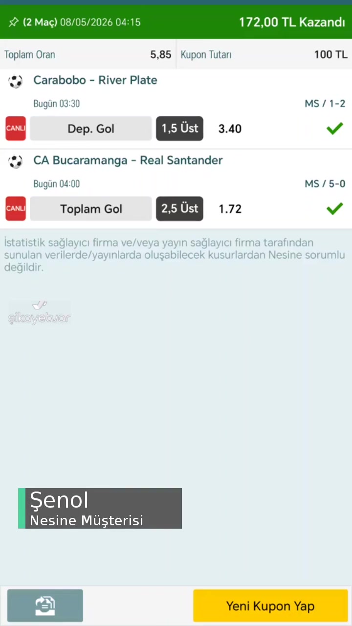 Nesine Tutan Kupon Ödemesi Yapılmıyor videonun kapak resmi