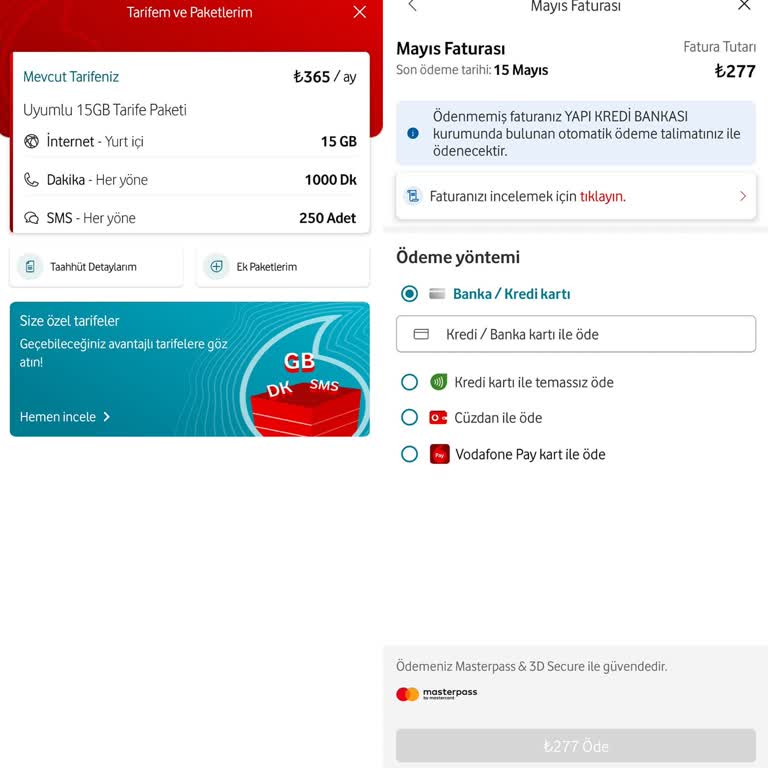 Vodafone Üç Hat İçin 250 TL Taahhüdü Tek Taraflı Artırıldı