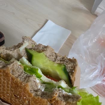 Kıl İçeren Kirli Sandviç Ve Yetersiz Kupon Teklifi