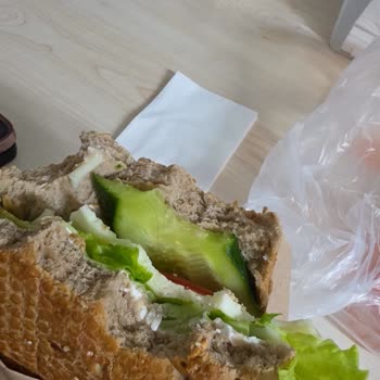 Kıl İçeren Kirli Sandviç Ve Yetersiz Kupon Teklifi
