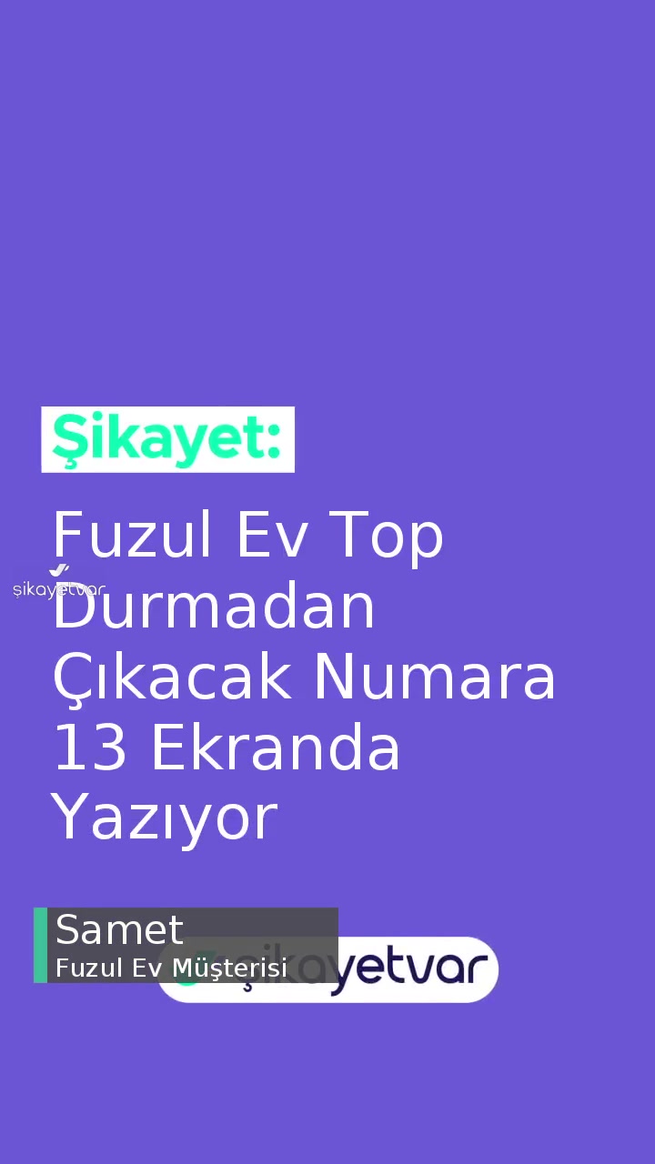 Fuzul Ev Top Durmadan Çıkacak Numara Ekranda Yazıyor! videonun kapak resmi