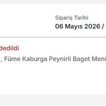 Arby's Siparişinde Ürün Eksikliği Ve İade Reddi