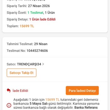 Trendyol’da Teslim Edilmeyen Çamaşır Makinesi Ve 4 Bin Tl Fiyat Artışı