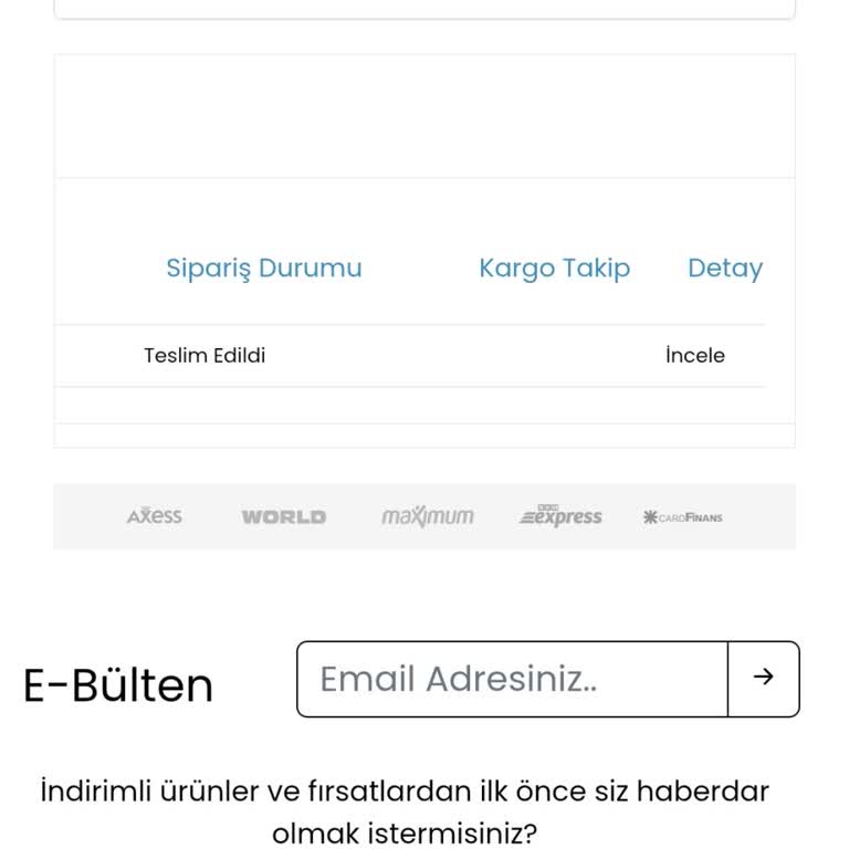 Teslim Edildi Görünen Siparişim Henüz Elime Ulaşmadı
