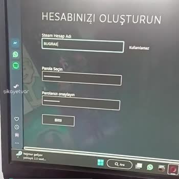Steam Hesap Açmıyor!
