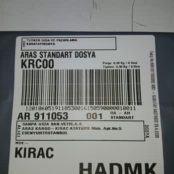 Aras Kargo Boş Teslim Ederek Evraklarımı Aldı