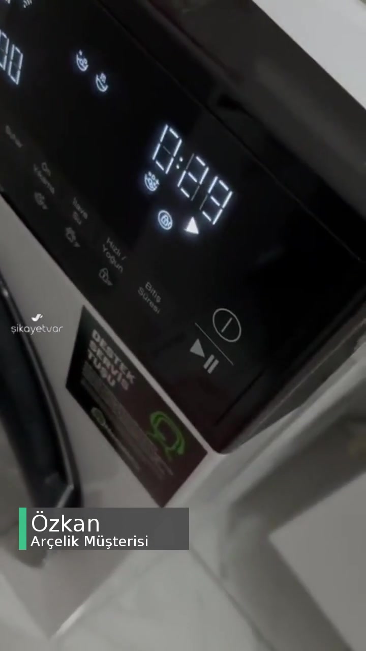 Arçelik 10140 PM Çamaşır Makinesi Sıkıntısı! videonun kapak resmi