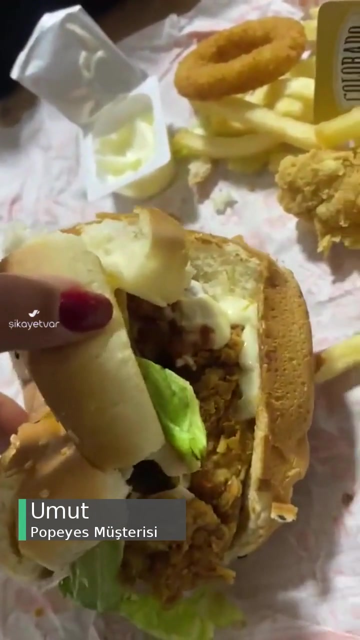 Popeyes Yanlış Ürün Gönderildi, Mağduruz videonun kapak resmi