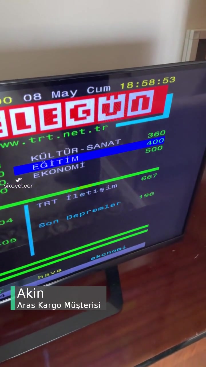 Aras Kargo Tire Şubesi Kargomu Teslim Etmiyor! videonun kapak resmi
