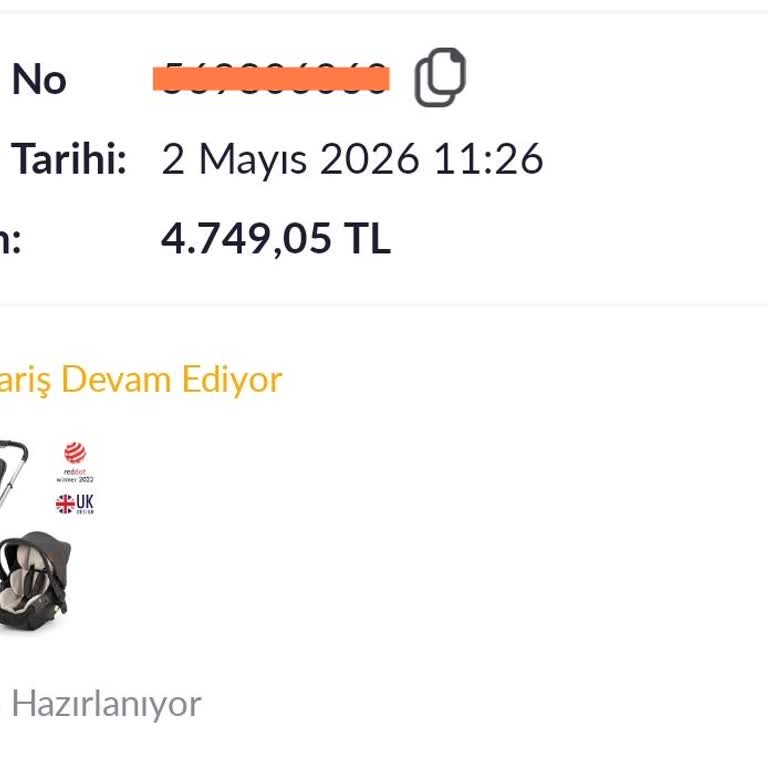 Kanz Easy GO Bebek Arabası Siparişim Kargoya Verilmedi, Tüketici Hakem Heyeti Uyarısı