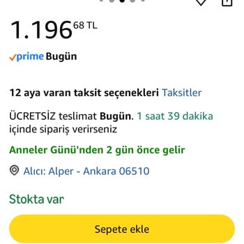Amazon’da Yanıltıcı Teslimat Taahhüdü Ve Anneler Günü Hediyesinde Mağduriyet