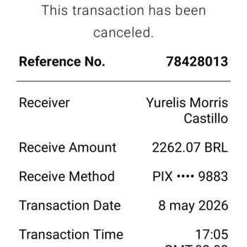 Transferencia cancelada por MoneyGram sin explicación, solicito reactivación