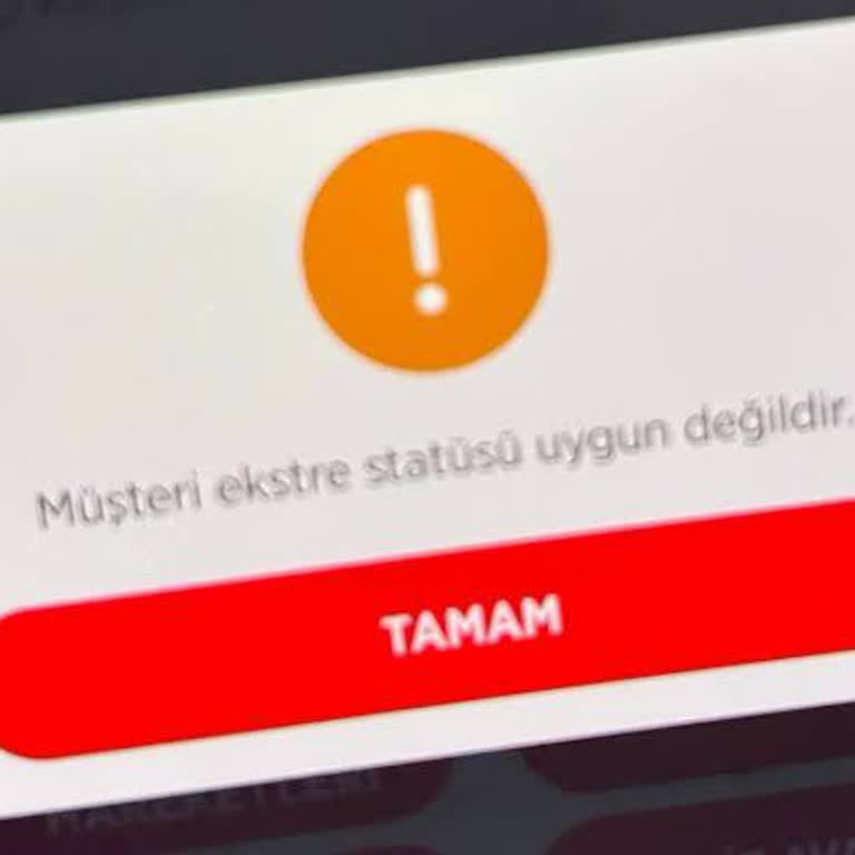 Süper Şube Müşterisi Olarak Mobil Bankacılıkta Kredi Kartı Borcu Yapılandırılamıyor