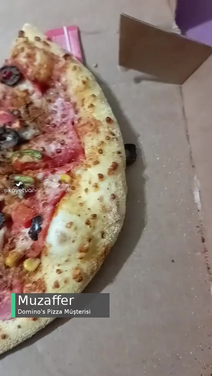 Domino's Pizza Berbat Deneyim videonun kapak resmi