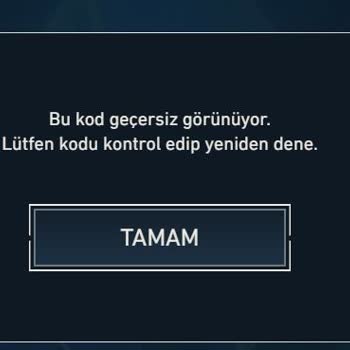 Geçersiz Valorant VP Kodu Ve Cevapsız Destek Talebi