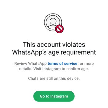 I Verified My Age With Meta but My WhatsApp Account Is Still Banned