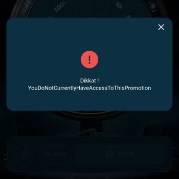 Aynı IP Kullanımı Nedeniyle Bonus Ve Çark Puanlarım Kısıtlandı, Destek Yanıtı Almadım