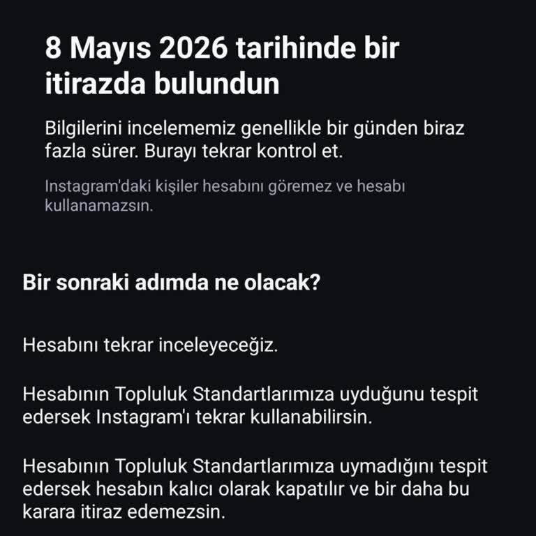 Instagram Hesabım Sürekli Haksız Askıya Alınıyor, Açıklama Ve Çözüm Bekliyorum