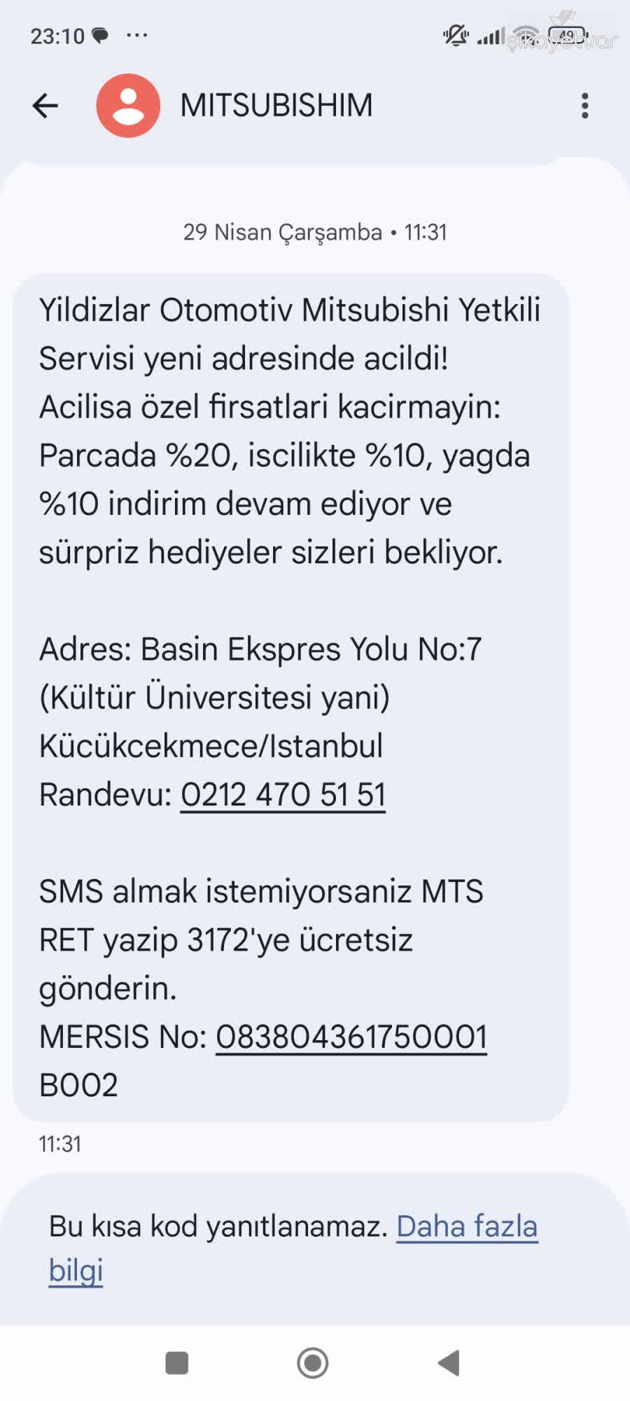 Mitsubishi Temsa Bayii Ve Yıldızlar Otomotiv'de Kişisel Veri