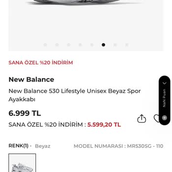 Sepete Eklendiğinde Fiyat 6.999 TL Olması Ve İndirimli Fiyatın Görünmemesi