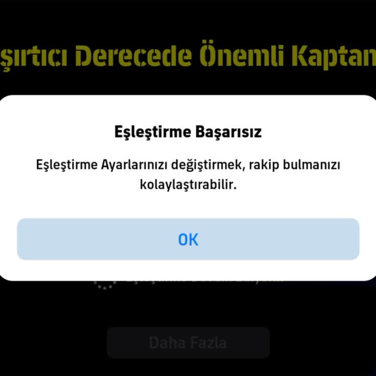 Efootball Etkinliğinde Eşleştirme Sorunu 50 MC Ödülü Alınamıyor