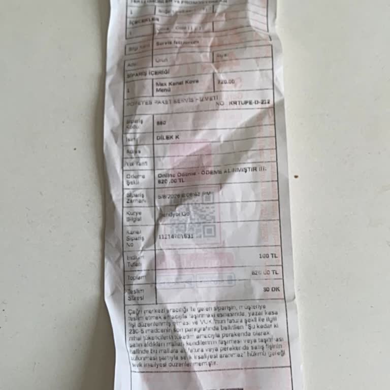 Patates Boyu Küçük, Soğan Halkası Yok: İade Talebim Reddedildi