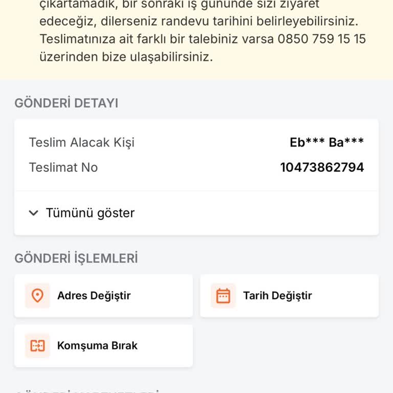 Trendyol Express 9 Mayıs Teslimatını Kapalı Adres Nedeniyle Gerçekleştiremedi