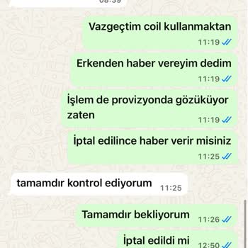 İptal Edilen Siparişin Kargo Ücreti Talebi