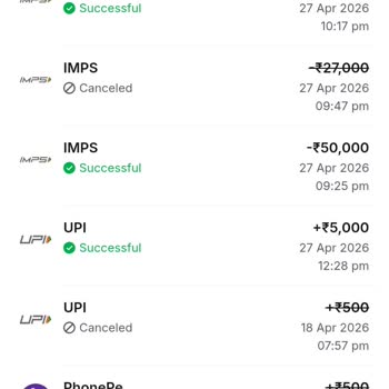 1win IMPS Withdrawal Marked Successful But Money Missing
