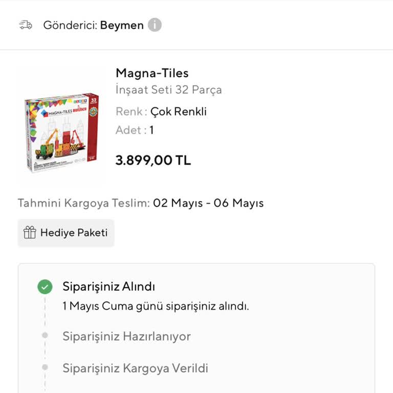 Beymen'de Sipariş Kargoya Verilmedi, Üç Kez Aradım Çözüm Yok