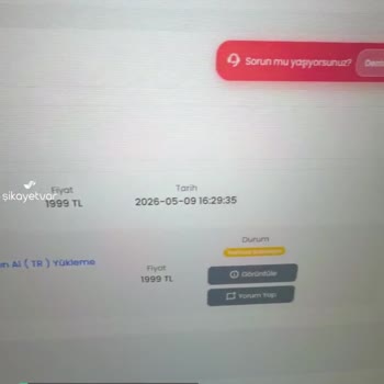 Hesappin İlgisizliği!