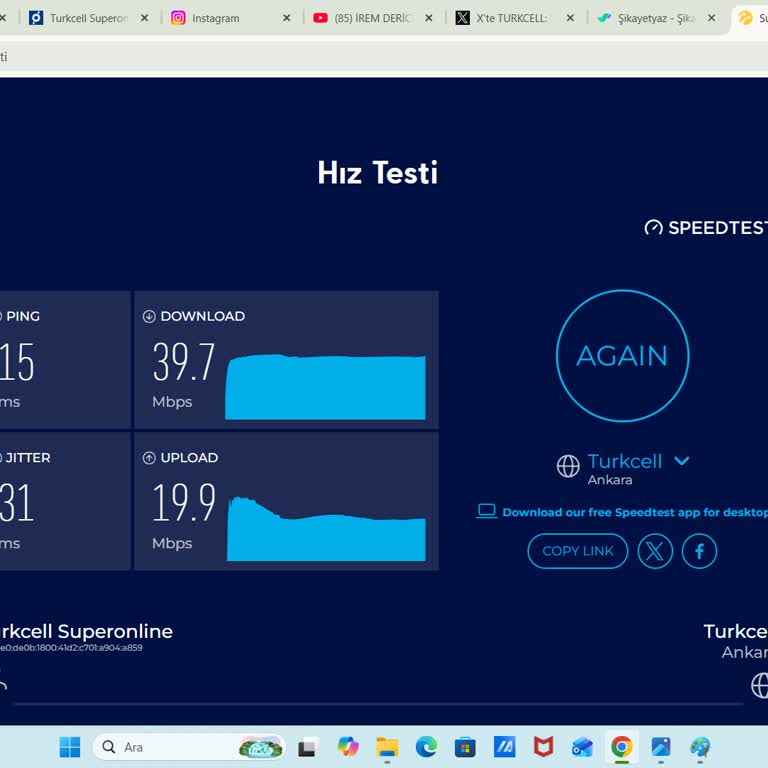 Taahhütlü 100 Mbps Hız Sağlanmadı, Sürekli 45 Mbps’in Altında