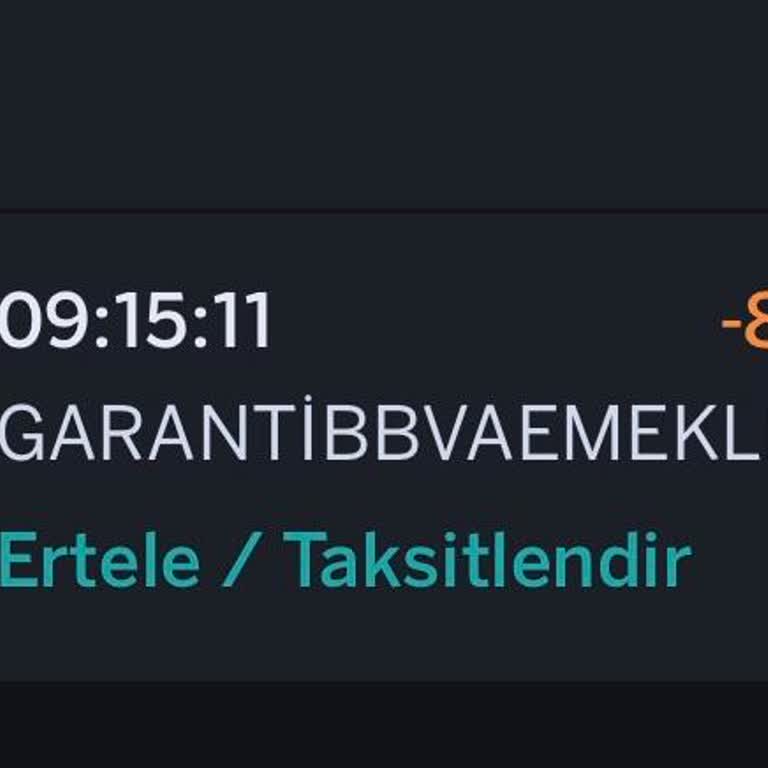 Rızasız 827 TL Kesinti: Garanti BBVA Emeklilik İşlemi İptali Ve Açıklama Talebi