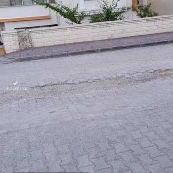 Şanlıurfa Büyükşehir Belediyesi Kazılan Yer Geri Düzeltilmedi!