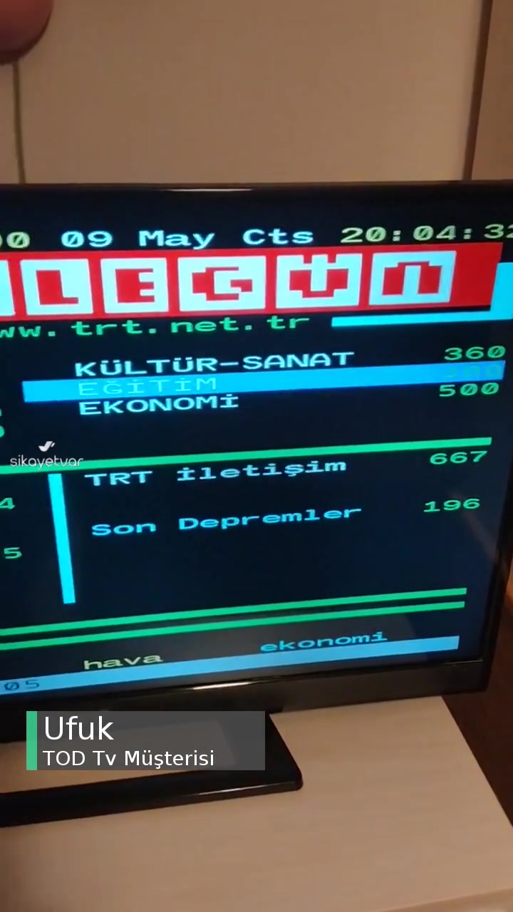 Tod TV Yayın Açılmama Sorunu videonun kapak resmi