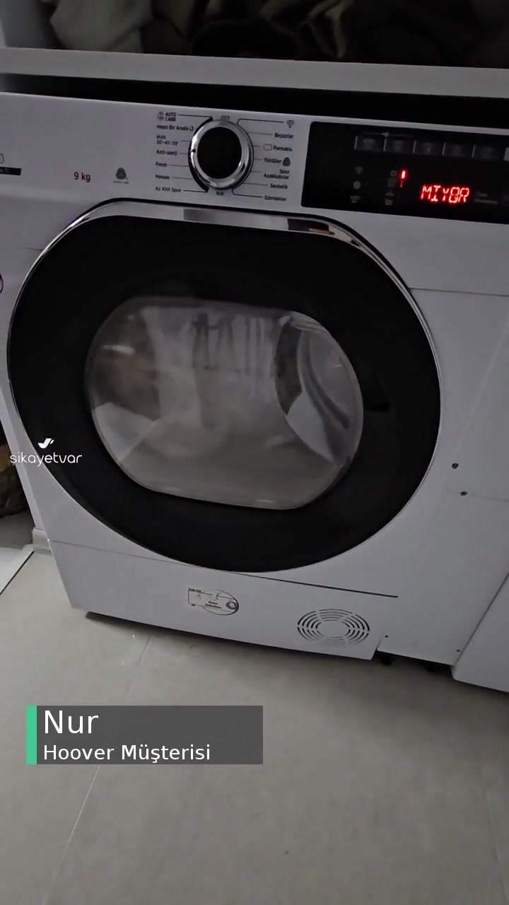 Hoover Marka Kurutma Makinesi Yüksek Sesli videonun kapak resmi