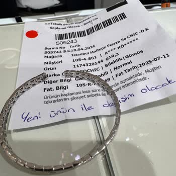 So Chic Bileklik 2 Ay İçinde Renk Atmaya Başladı
