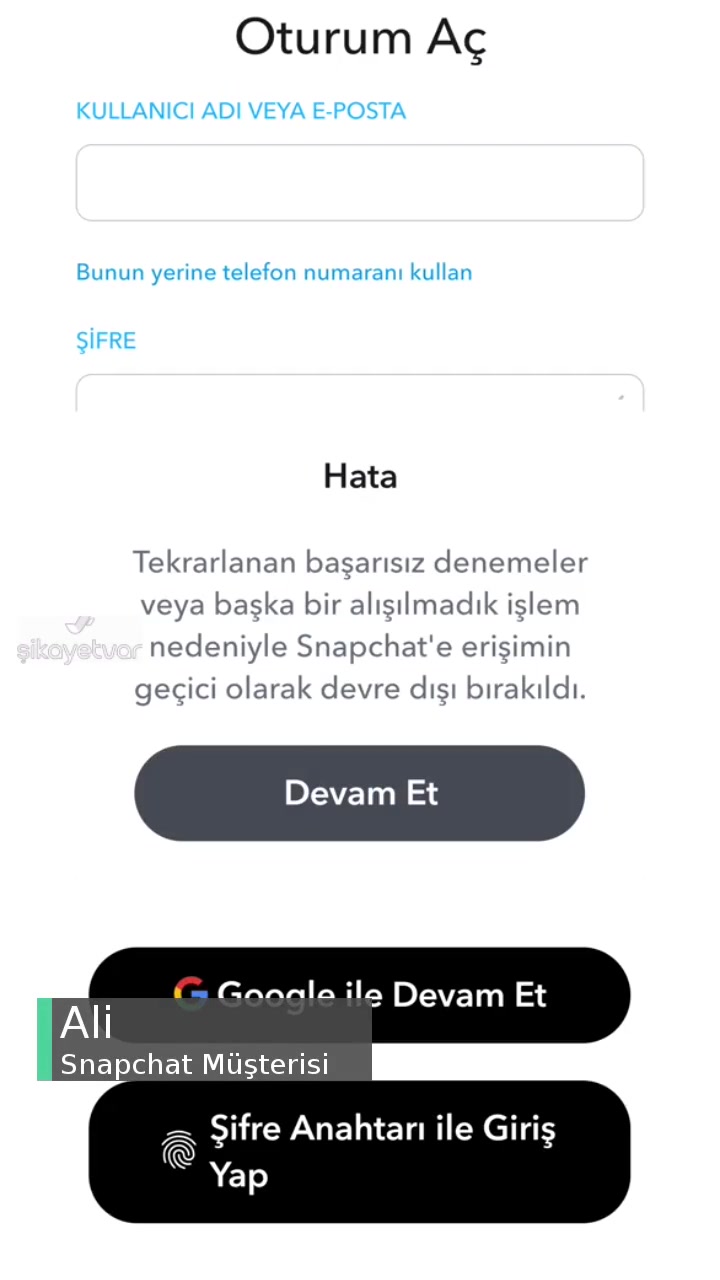 Snapchat Destek Yok Yardım Eder Misiniz? videonun kapak resmi