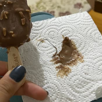 BİM Magnum Badem Dondurmada Plastik Parça Çıktı