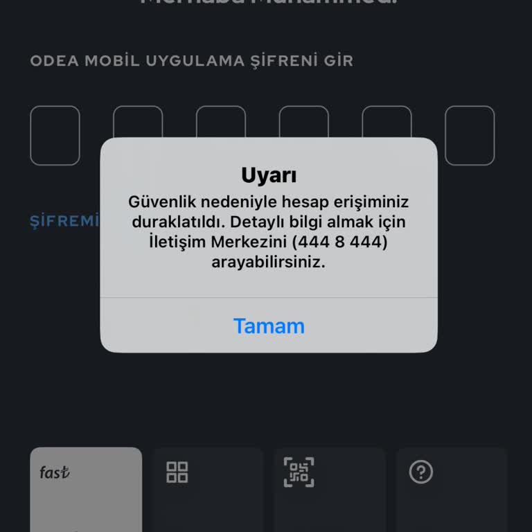 Açıklama Olmadan Hesabım Durduruldu, Mobil Uygulamada Erişemiyorum