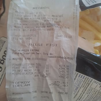 Migros'tan Donuk Patatesin İçindeki Buz Nedeniyle Yaşadığım Hayal Kırıklığı