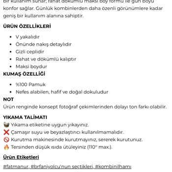 Zülays Yanıltıcı Kumaş Bilgisi Ve Sadece İade Seçeneği